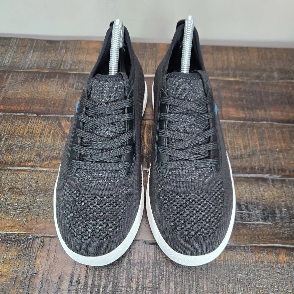 Vessi Weekend 1.5 Sneaker Womens Size 8 Waterproof Shoes Asphalt Black White